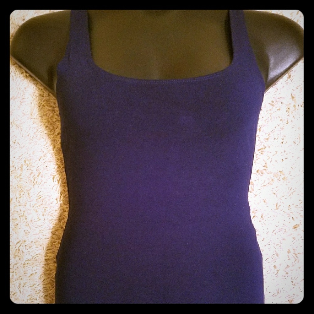 Curve fitting Navy Blue Dress